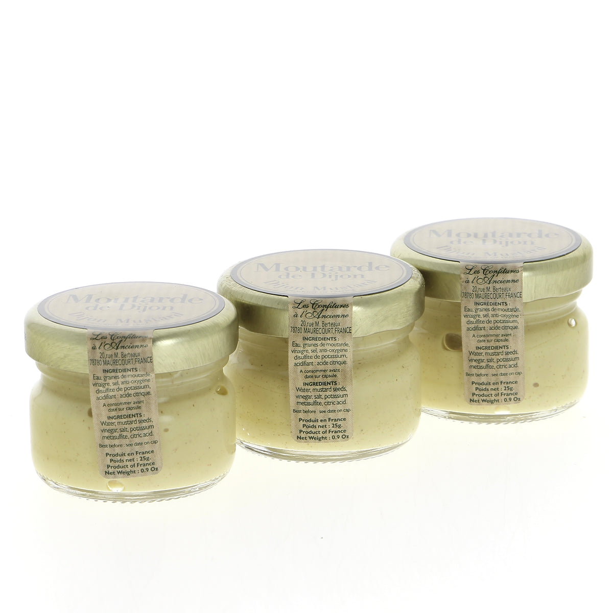 Moutarde forte de Dijon - 80 pièces x 25g