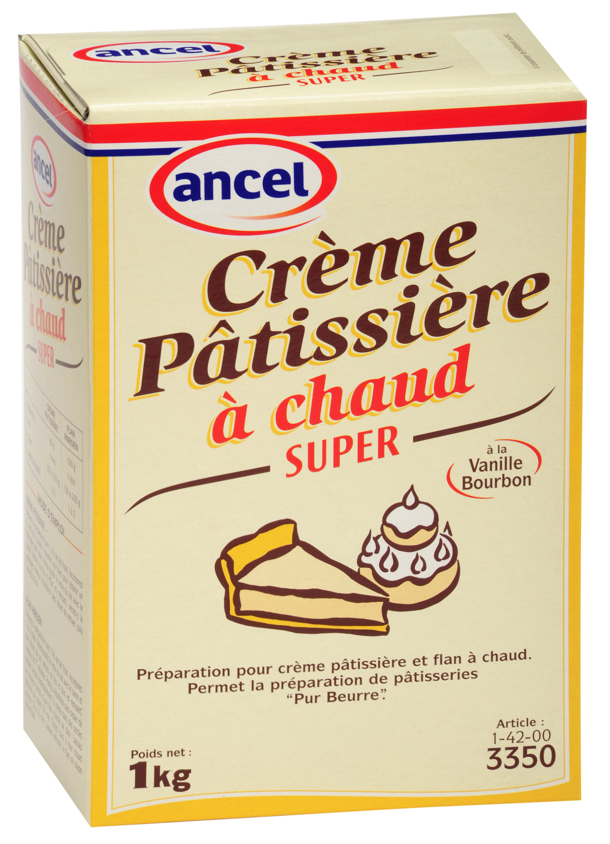 Crème pâtissière à chaud super - 1kg