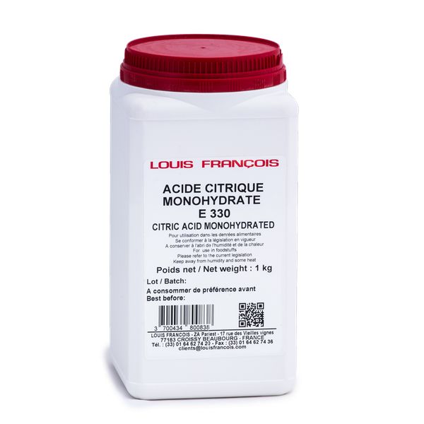 Acide citrique poudre Louis François - 1kg