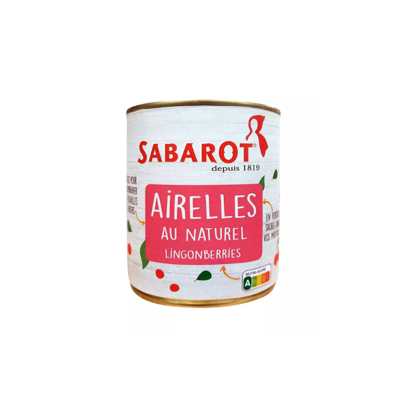 Airelles au naturel 4/4 - 310g NE