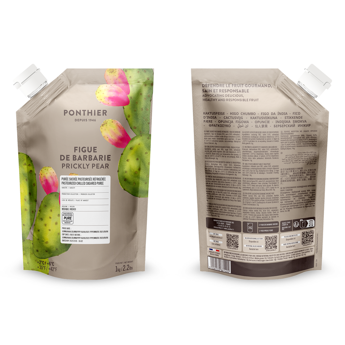 Purée de figue de Barbarie - 1kg