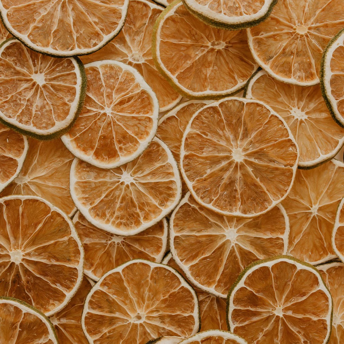 Tranches de citron vert déshydratées - 200g