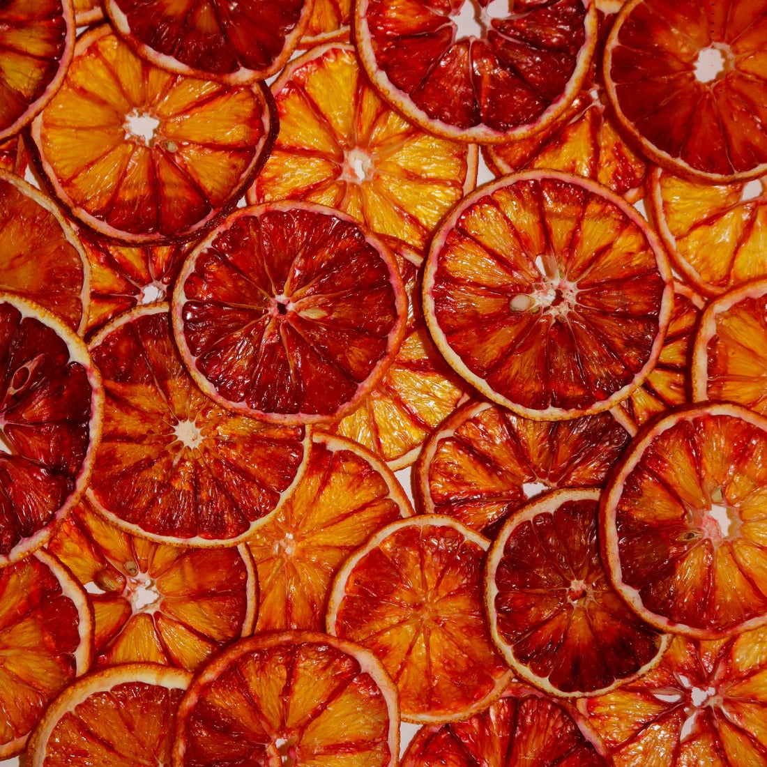 Tranches d'orange sanguine déshydratées - 200g