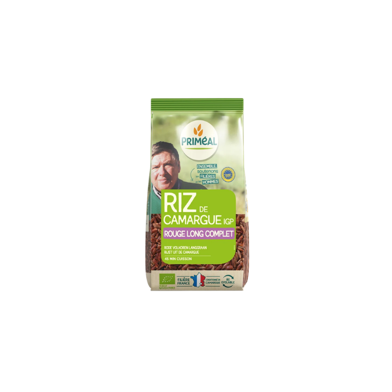 Riz rouge long complet de Camargue - 500g