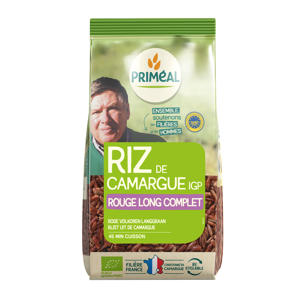 Riz rouge long complet de Camargue - 500g