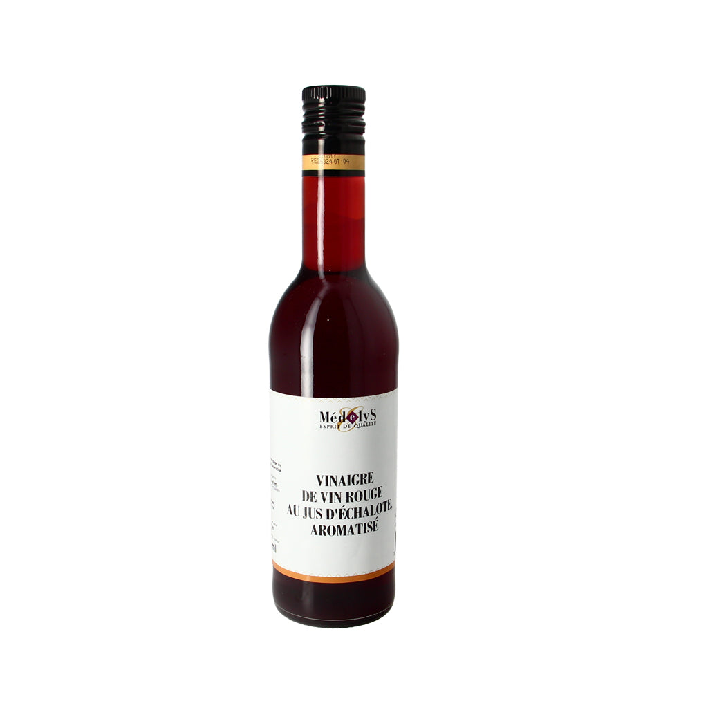 Vinaigre de vin rouge au jus d’échalote, aromatisé - 50cl