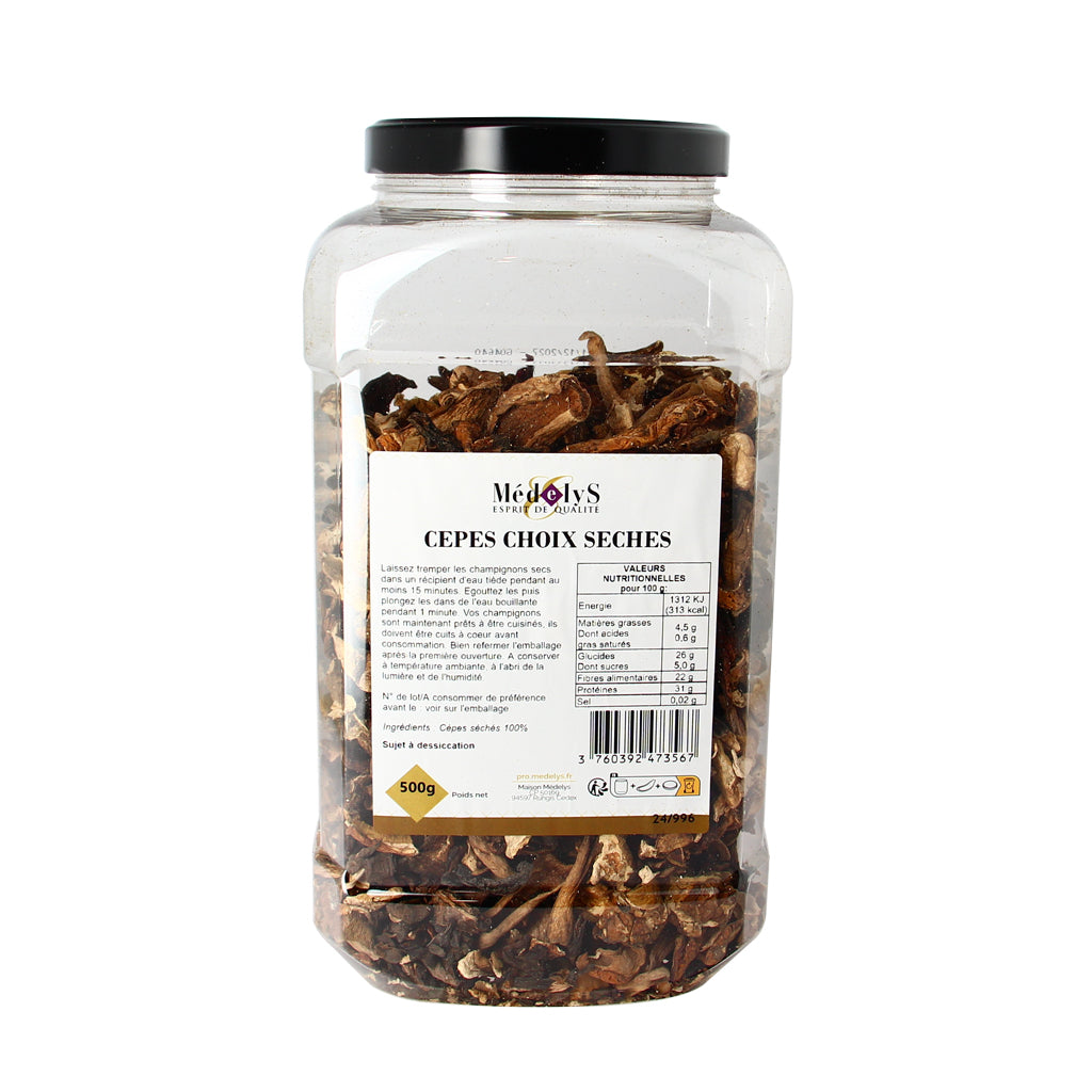 Cèpes choix séchés - 500g