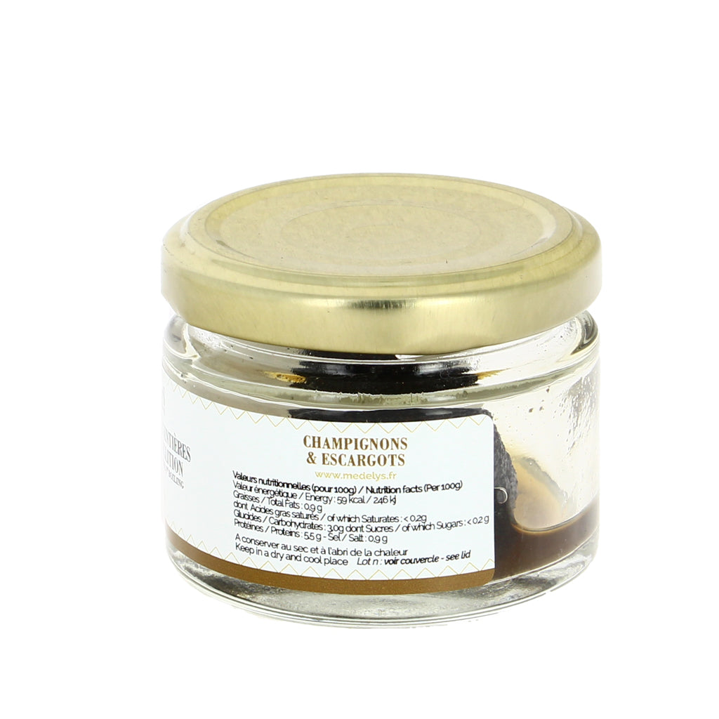 Truffe première cuisson melanosporum (18g net égoutté) - 27,5 g