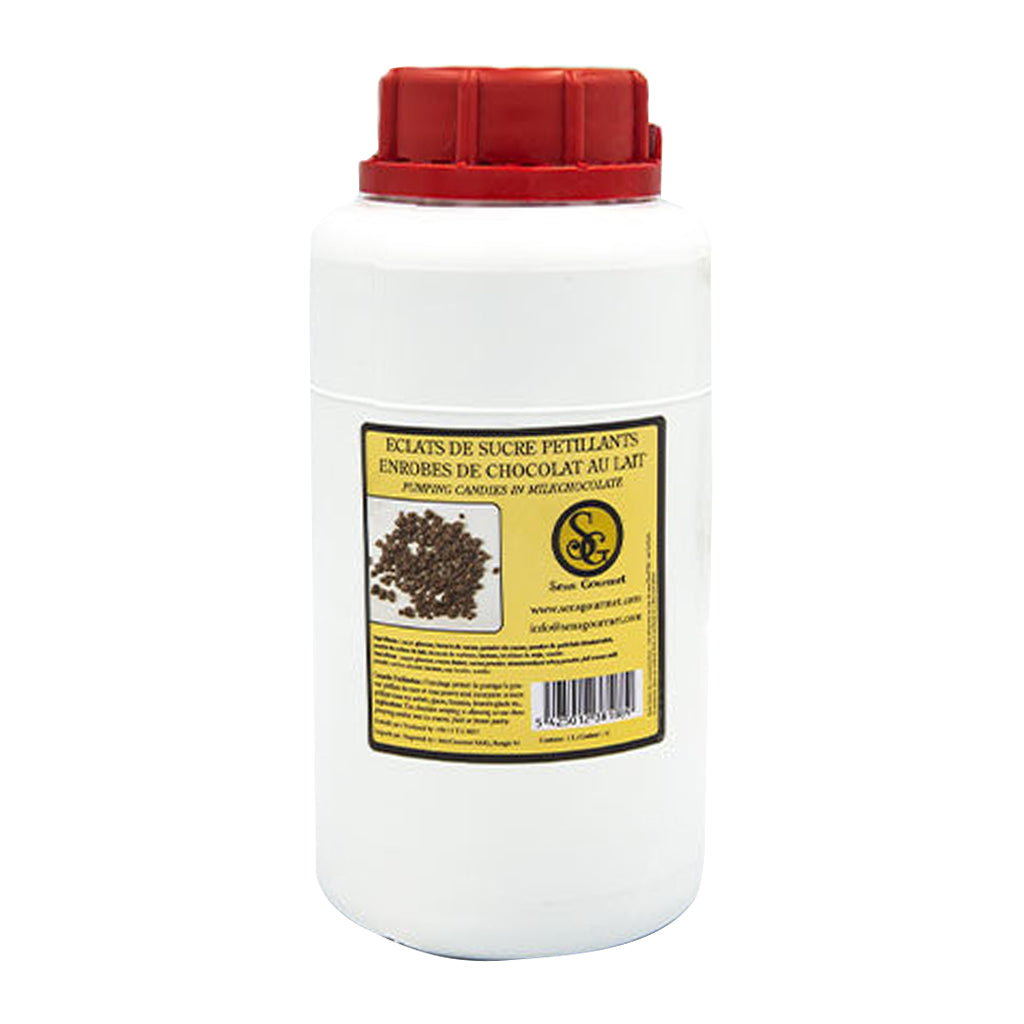 Eclats de sucre pétillants au chocolat au lait - 1kg