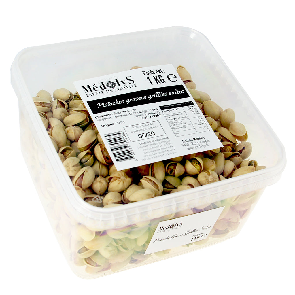 Pistaches grillées et salées - 1kg