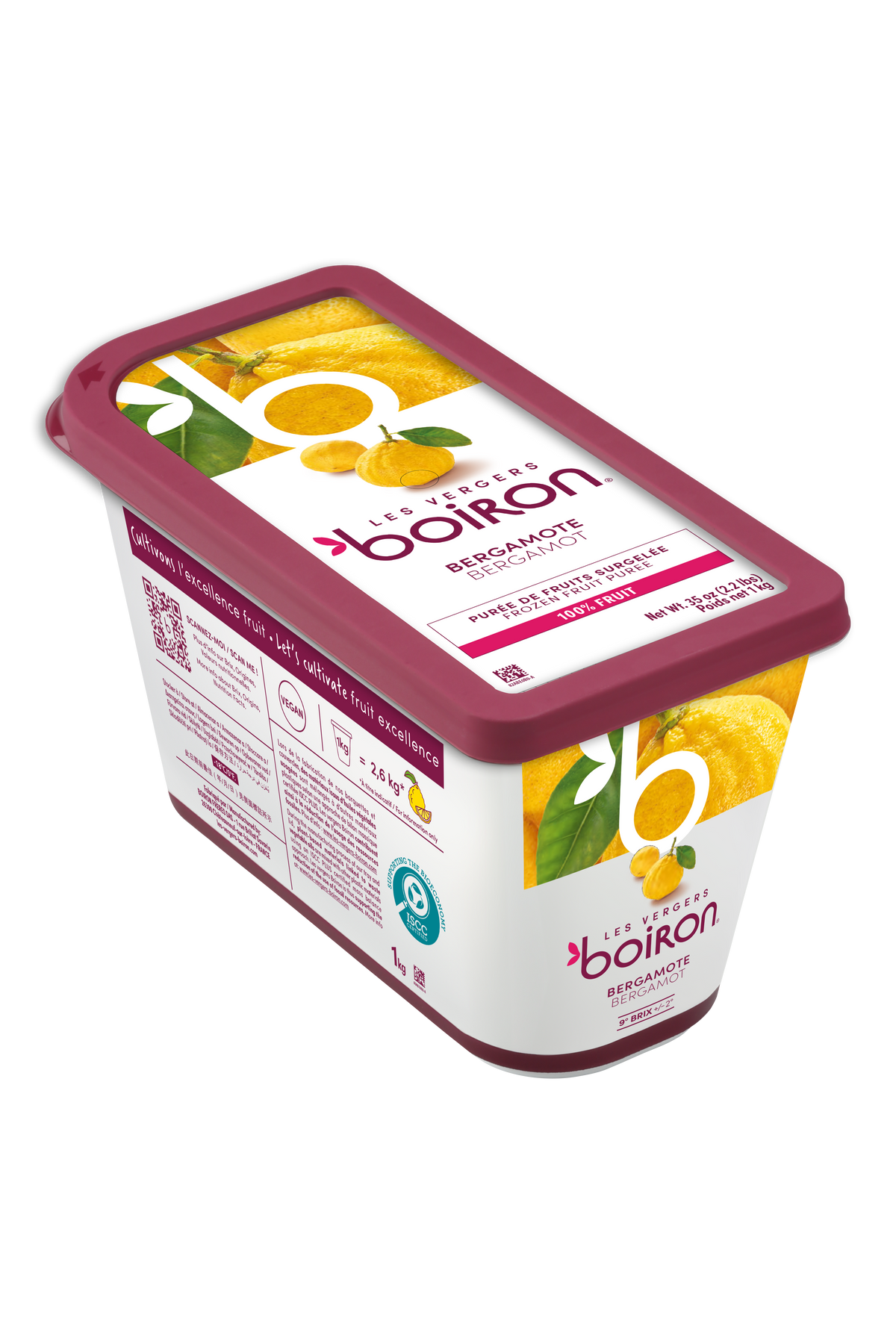 Purée de bergamote 100% - 1kg