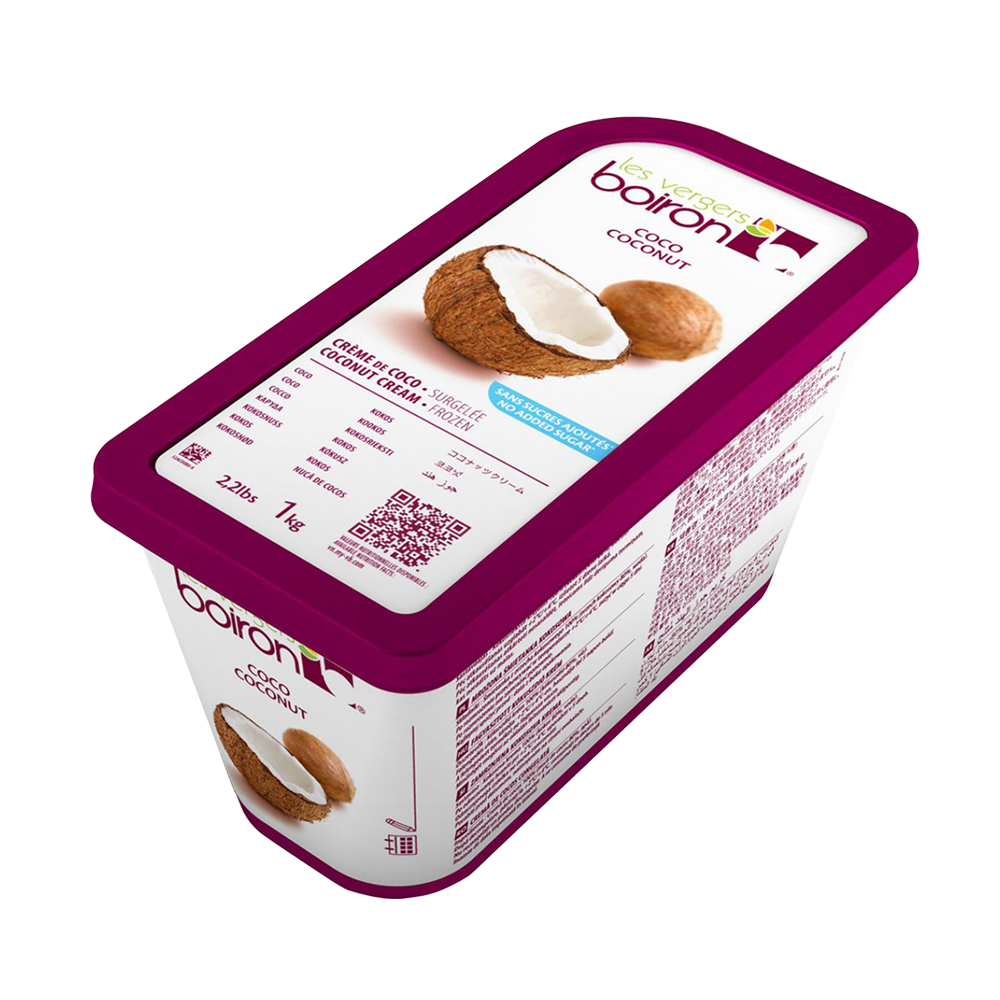 Crème de coco (purée) sans sucre ajouté - 1kg