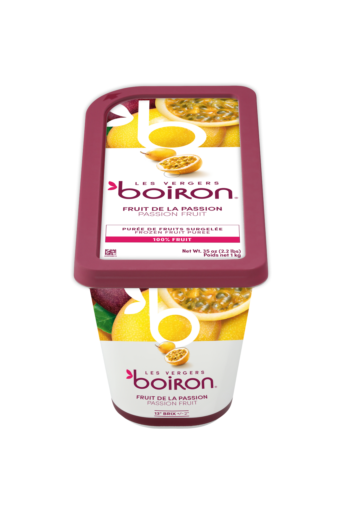 Purée de fruits de la passion 100% Les vergers Boiron - 1Kg