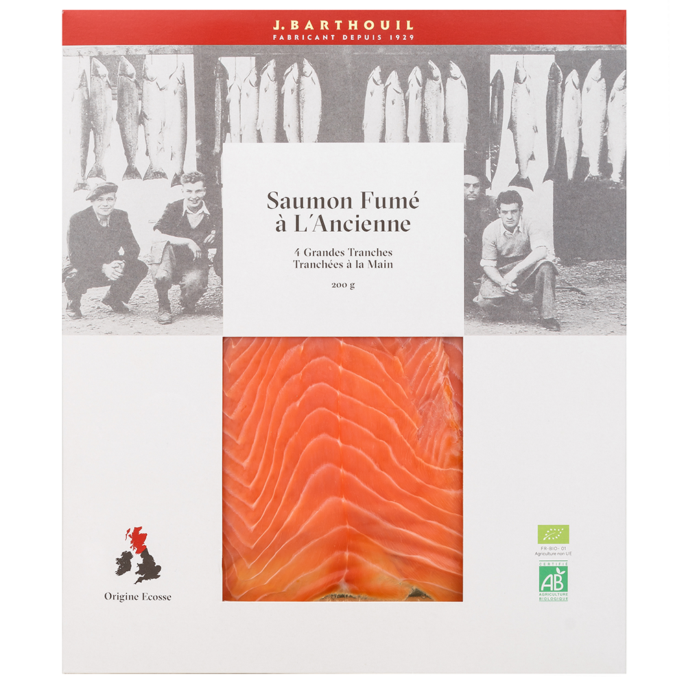 Scottish Smoked Salmon Sliced ​​Hand, 4 Slices - 200G