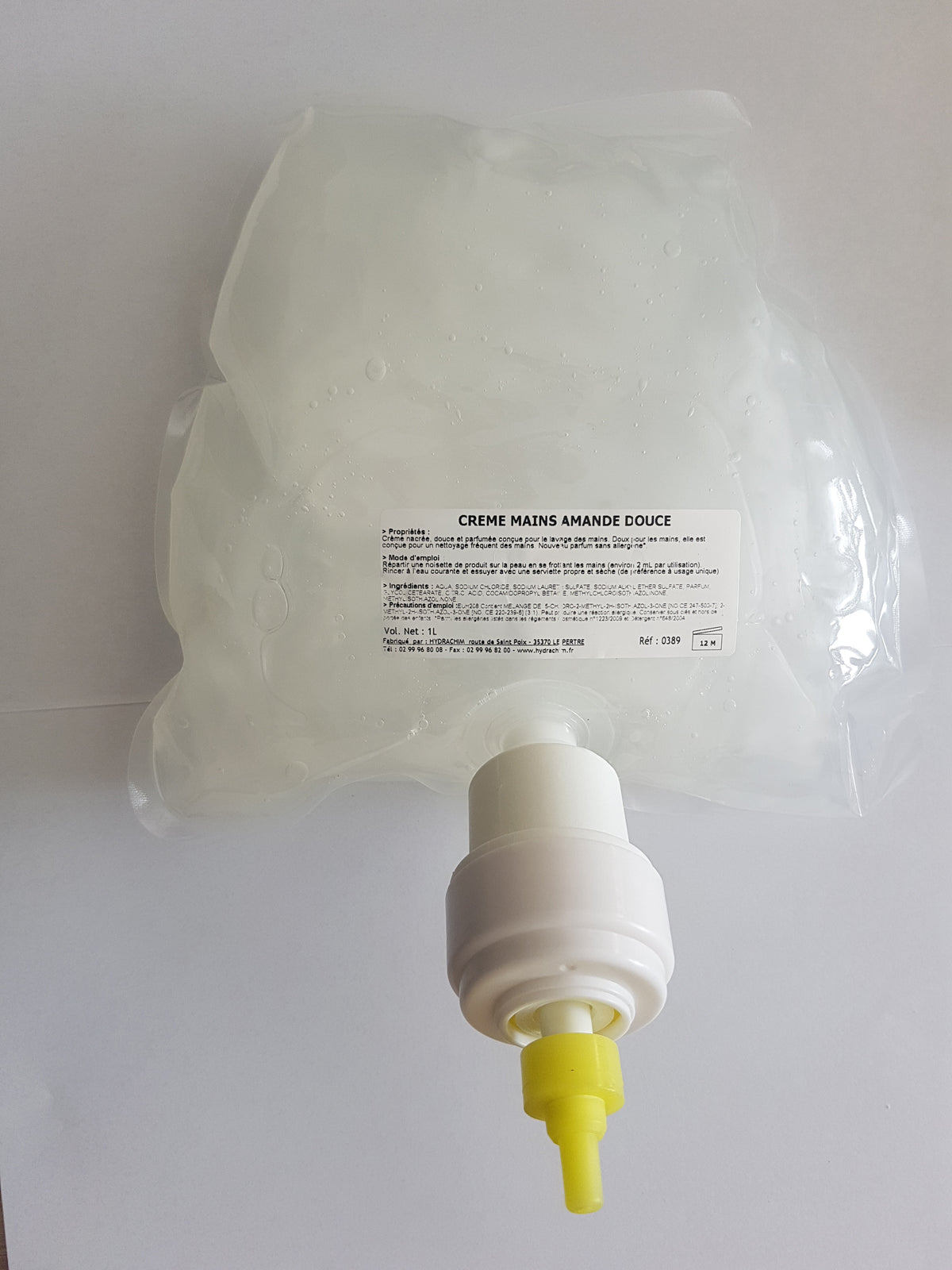 Crème mains - Cartouche 1 L ( 006434 ) (6 X 1 unité )