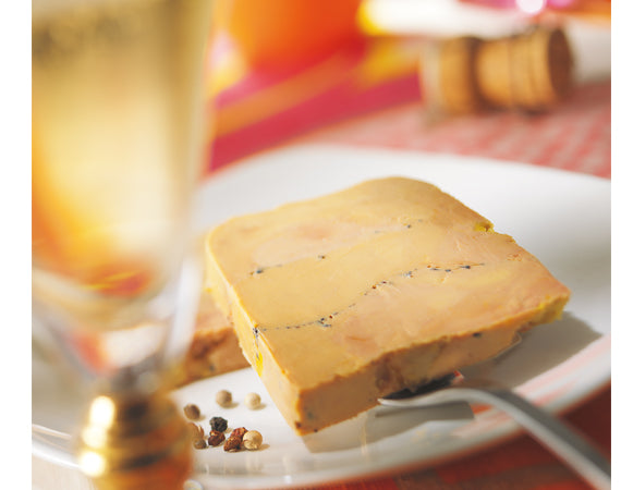 Foie gras de canard aux 2 poivres et au Champagne - 500g