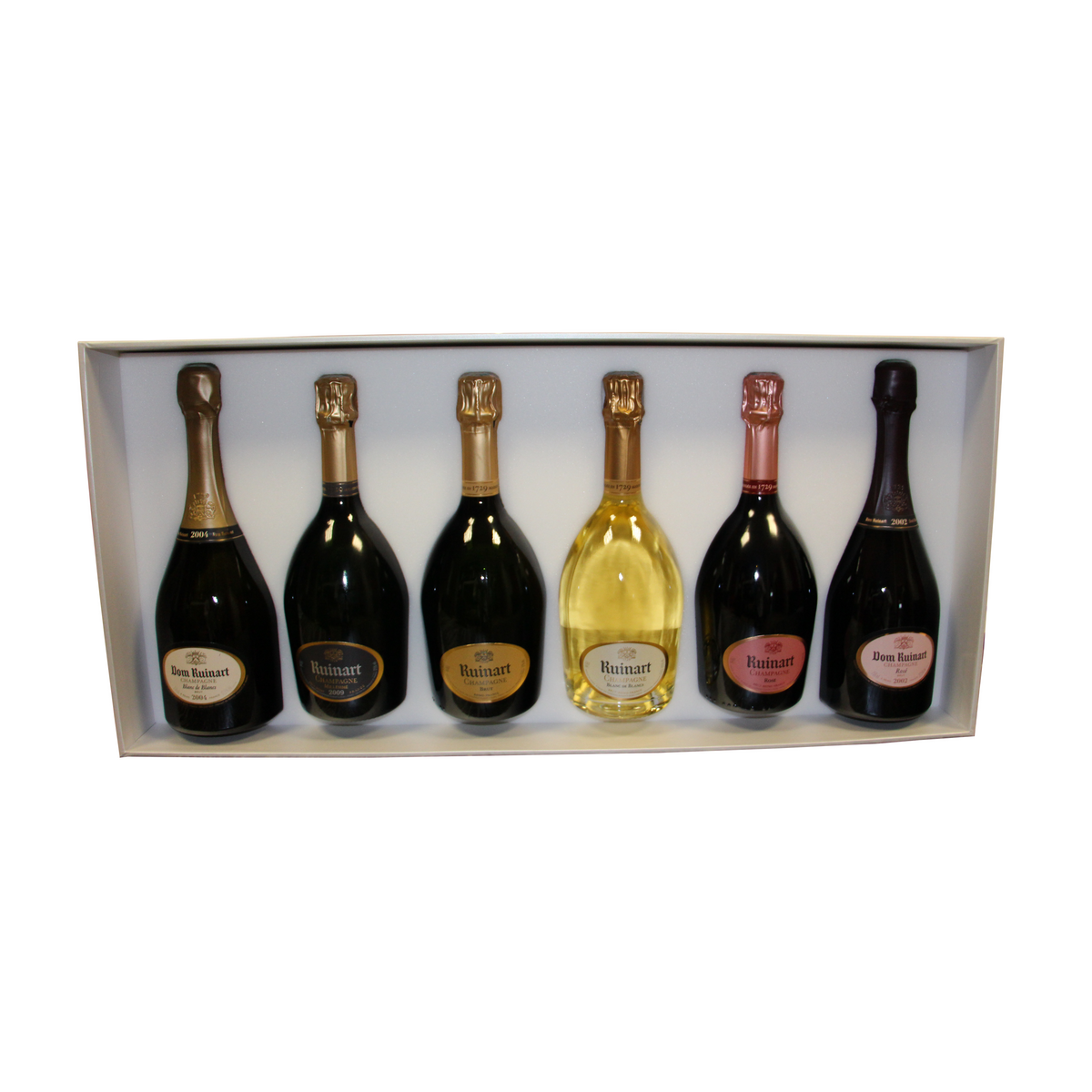 Champagne coffret L'Intégrale de Ruinart 6 cuvés - 75cl