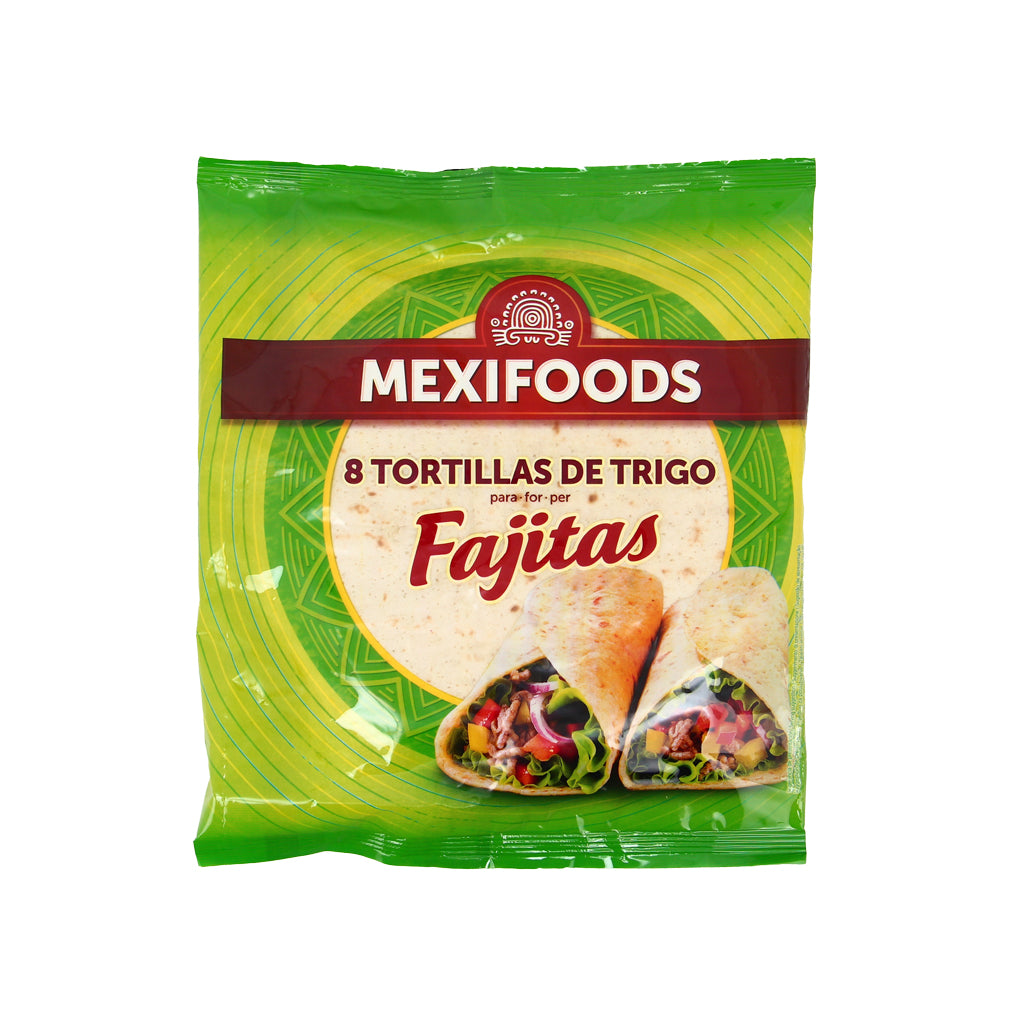 Tortillas de blé 20cm - 8 Pieces