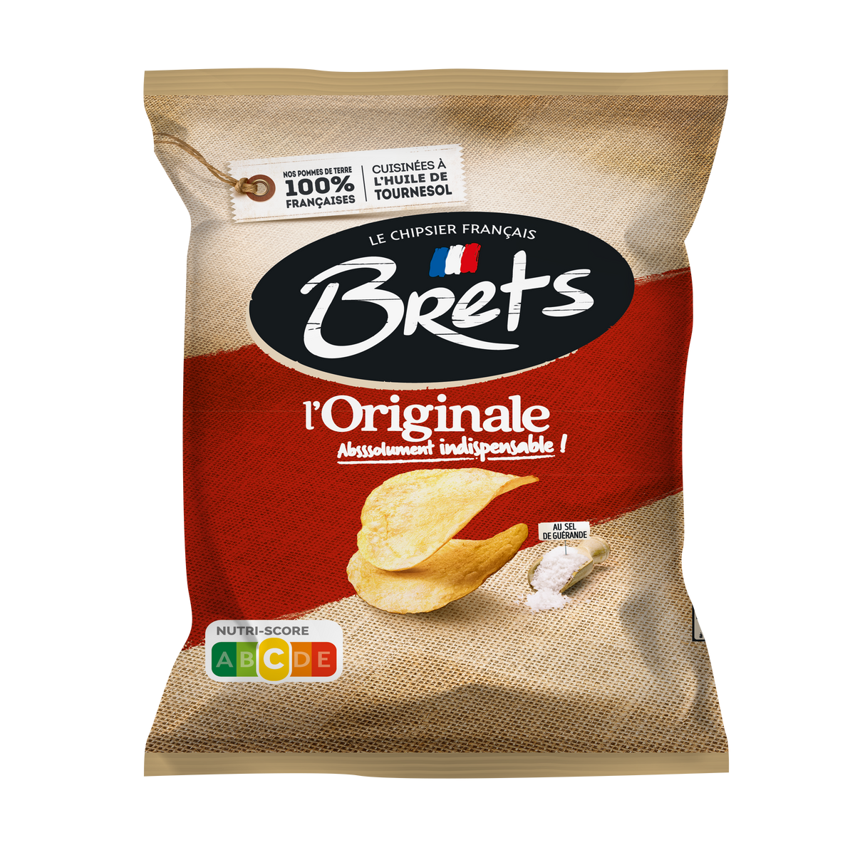Chips nature au sel de Guérande- 30g