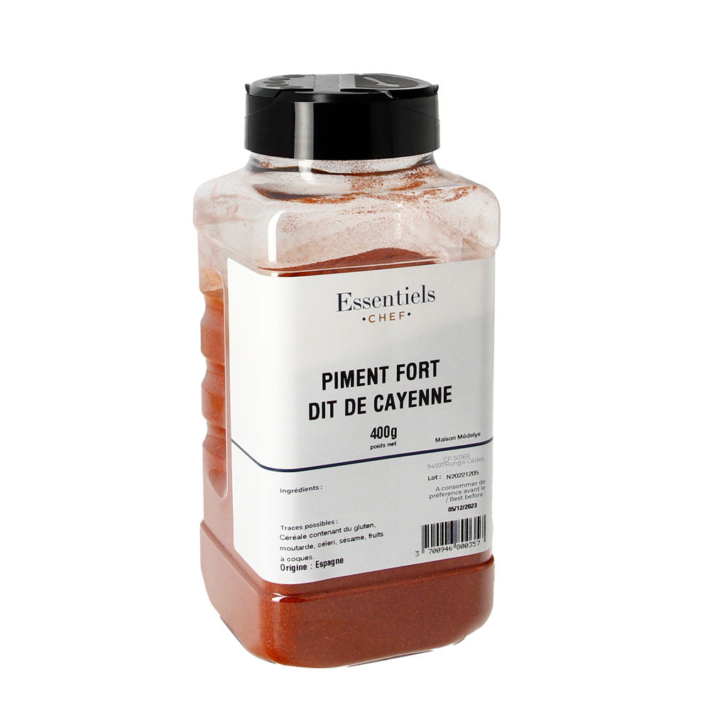 Piment fort de Cayenne en poudre 1l - 400g
