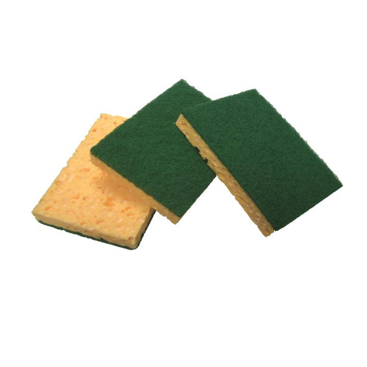 Éponge tampon 11x7x2,2 cm - Vert - PM ( 914797 ) (1 X 10 unités )