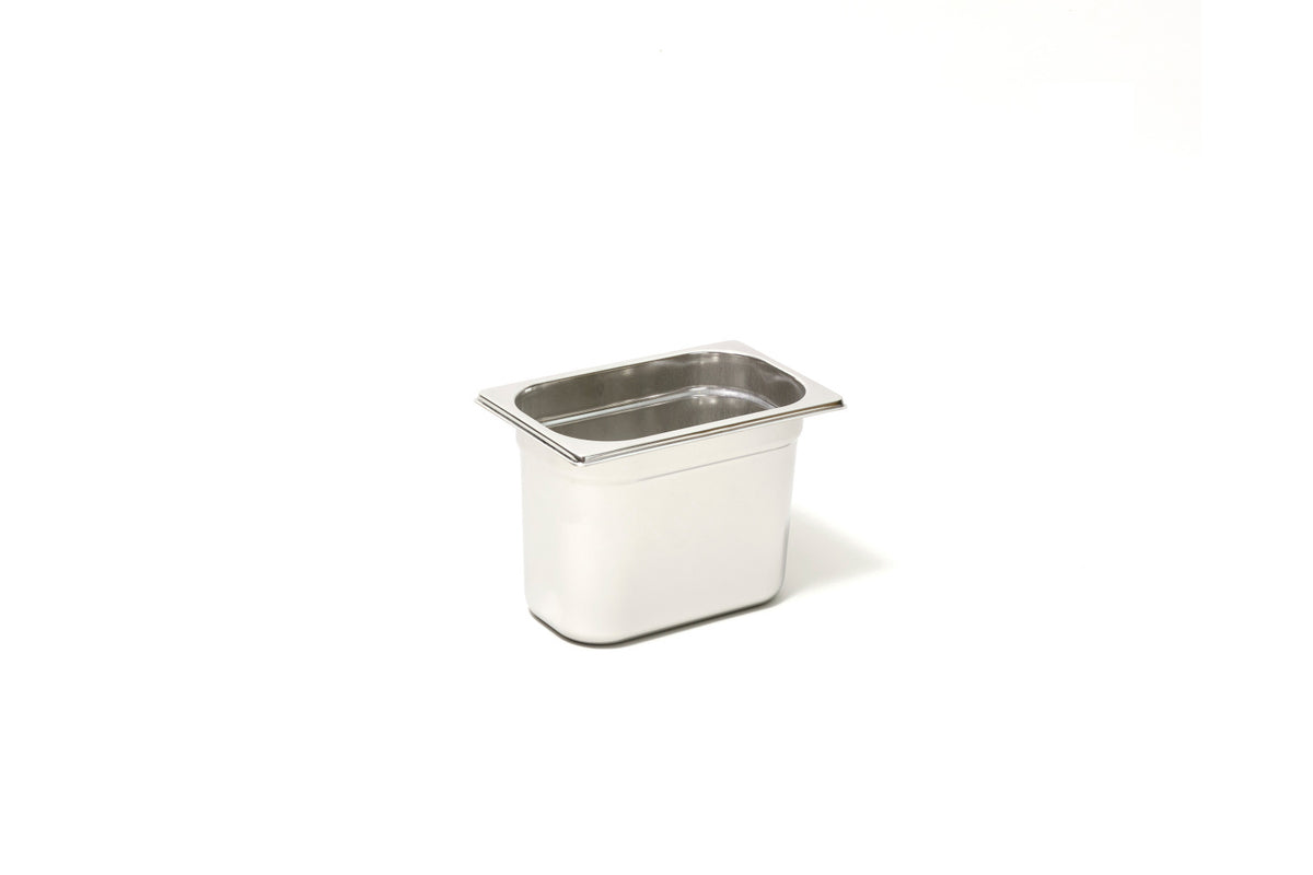 Bac GN1/9 - Plein - Hauteur 100 mm - Inox 18/11 ( A65897 ) (1 X 1 unité )