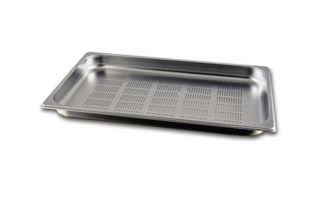 GN1/1 Pan - Perforated - 40 mm Deep - 18/10 Stainless Steel (A65912) (1 X 1 unit)