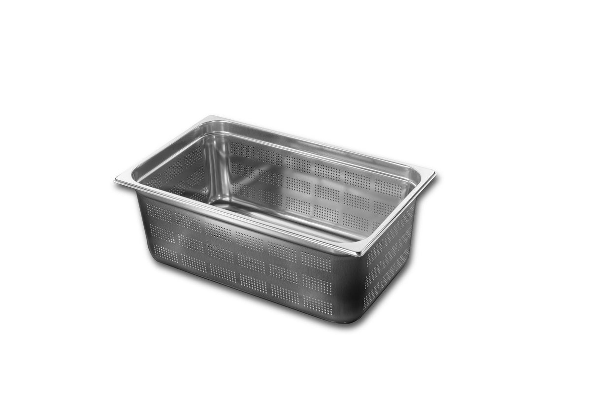 GN1/1 Pan - Perforated - 200 mm High - 18/10 Stainless Steel (A65917) (1 X 1 unit)