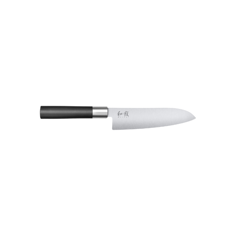 Couteau japonais Kai Wasabi Black - Couteau Santoku 16,5 cm - 042804 - 1 unité