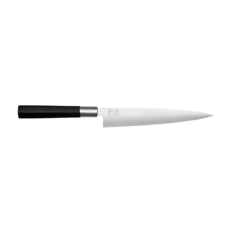Couteau japonais Kai Wasabi Black - Couteau flexible à fileter 18 cm - 042808 - 1 unité