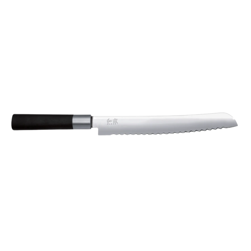 Couteau japonais Kai Wasabi Black - Couteau à pain 23 cm - 042810 - 1 unité