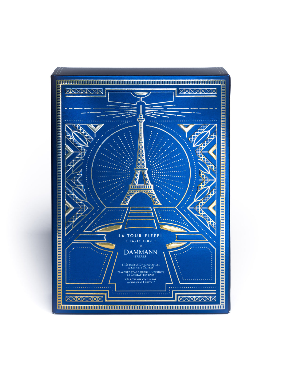 Coffret tour Eiffel 20 sachets cristal assortis
