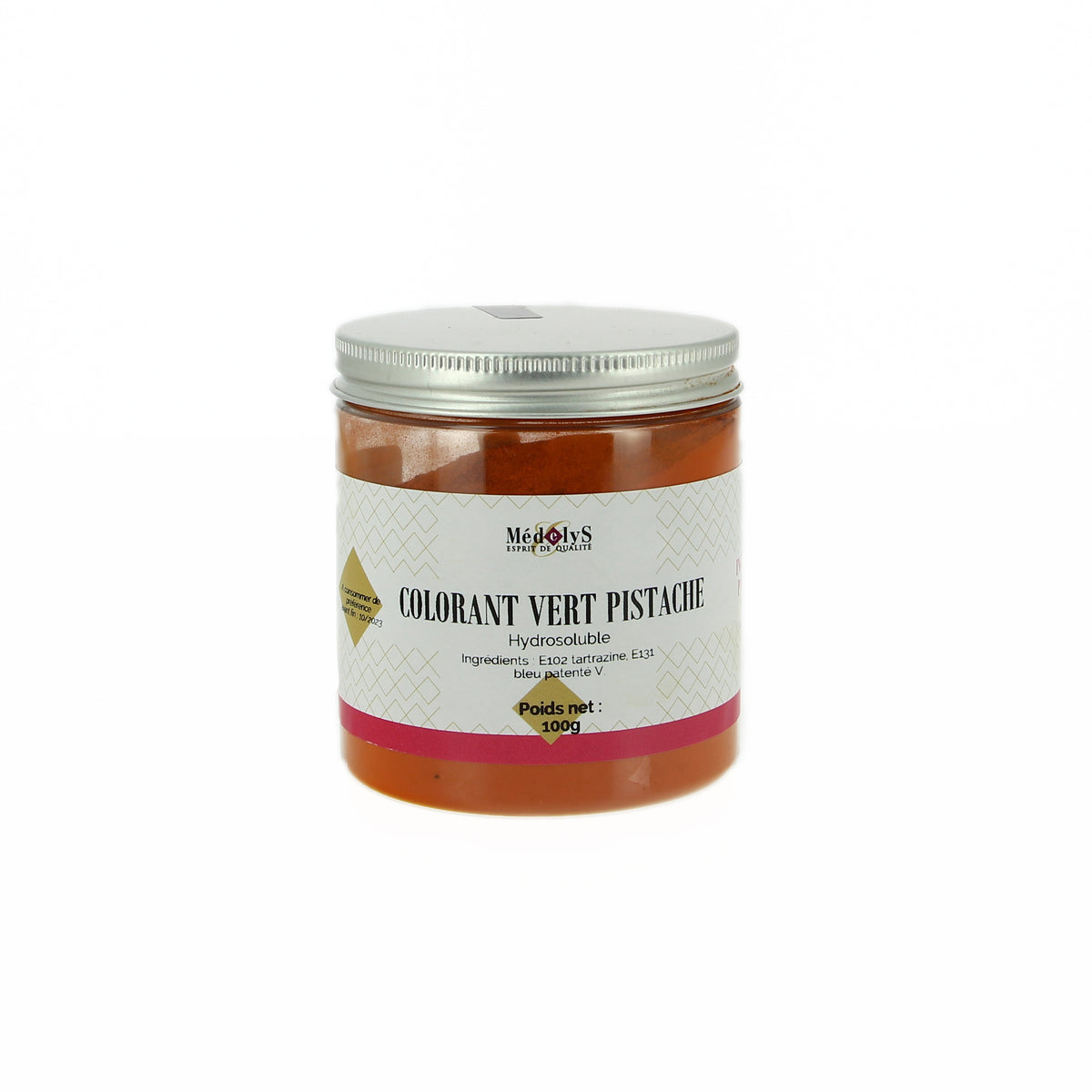 Colorant vert pistache hydrosoluble - 100G