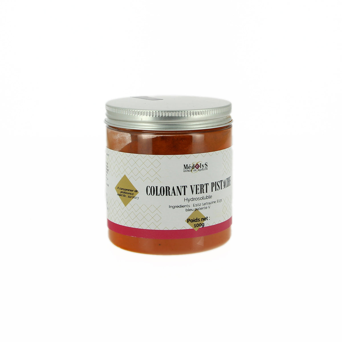 Colorant vert pistache hydrosoluble - 100G