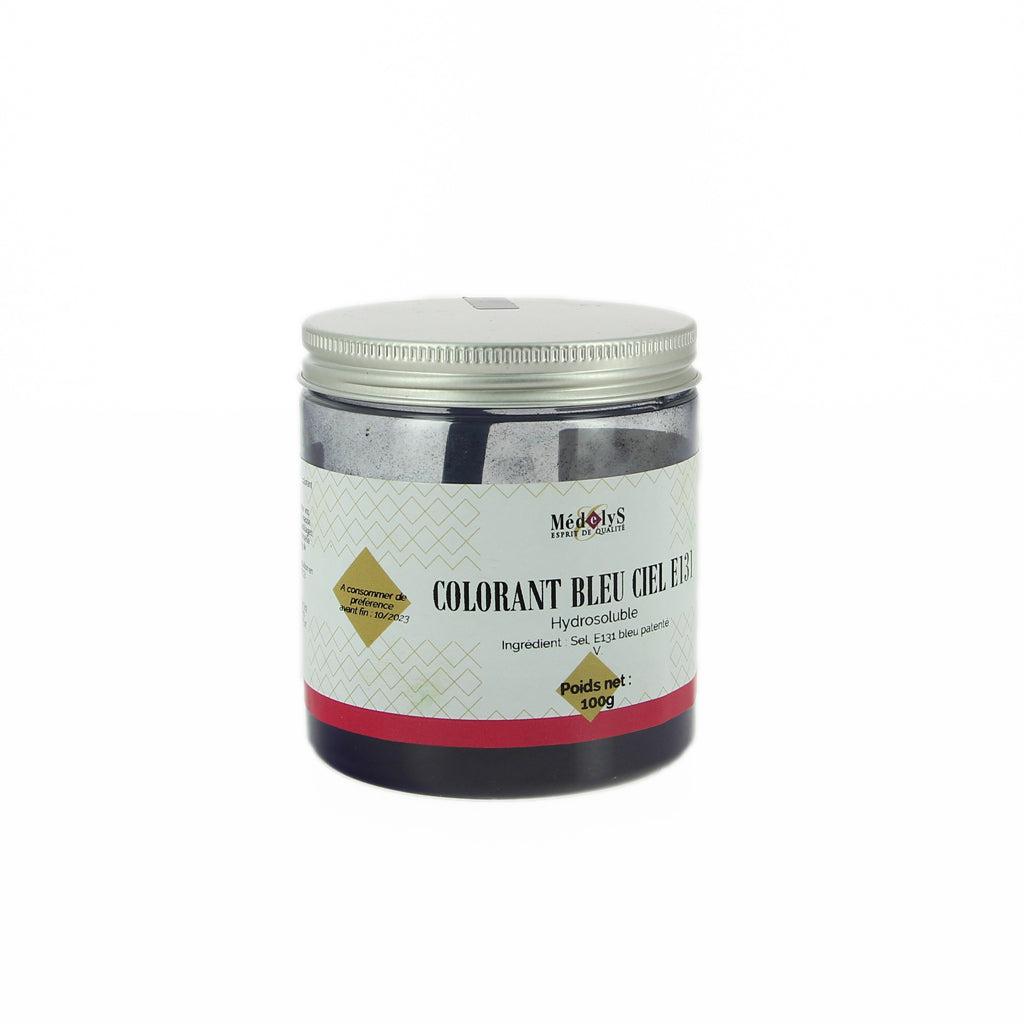 Colorant bleu ciel hydrosoluble - 100g