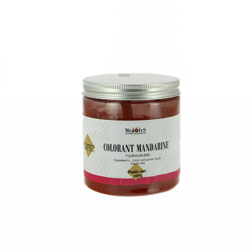 Colorant mandarine hydrosoluble - 100g