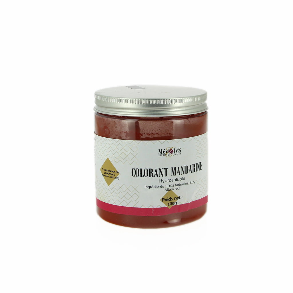 Colorant mandarine hydrosoluble - 100g