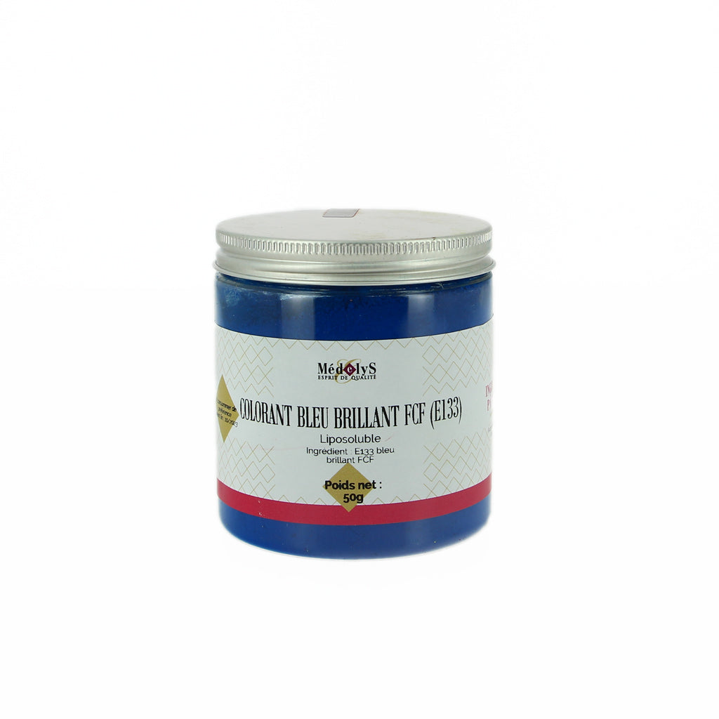 Colorant bleu brillant liposoluble - 50g