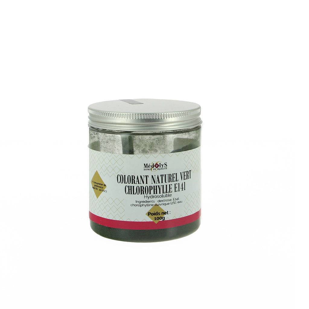 Colorant vert  chlorophylle naturel - 100G