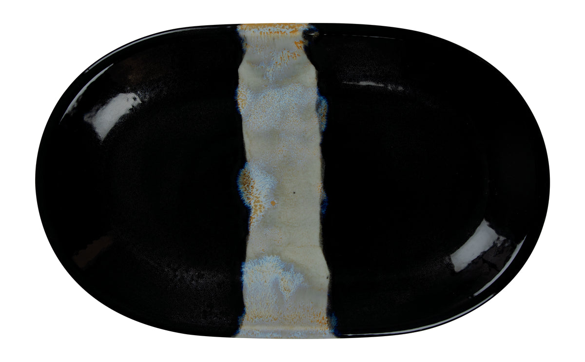 Assiette plate ovale - Porcelaine 32x20 cm - Circé ( 162057 ) (6 X 1 unité )