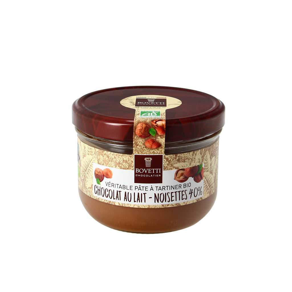 Pâte à tartiner aux noisettes et chocolat au lait - 350g