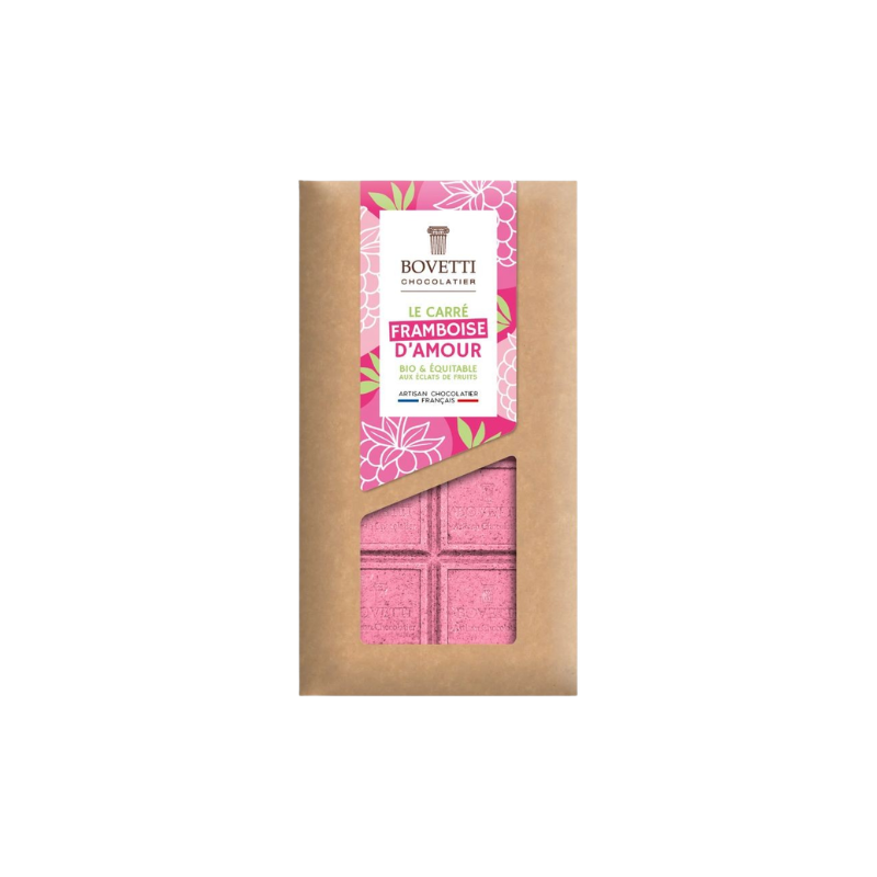 Tablette Le Carré Framboise d'Amour - 80g
