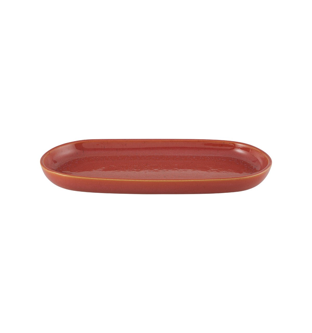 Oval dish - Stoneware Ø 30x15x3 cm - Gemstone ( E14135 ) (12 X 1 unit)