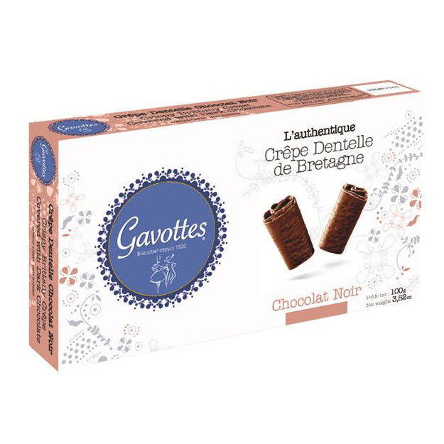 Crêpes dentelle au chocolat noir - 100g