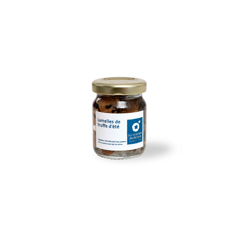 Lamelles de truffe d'été - 50g (net égoutté)