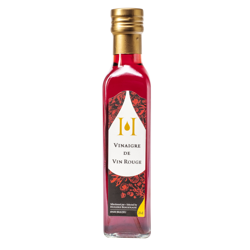 Vinaigre de vin rouge 3 ans d'âge Huilerie Beaujolaise - 50cl