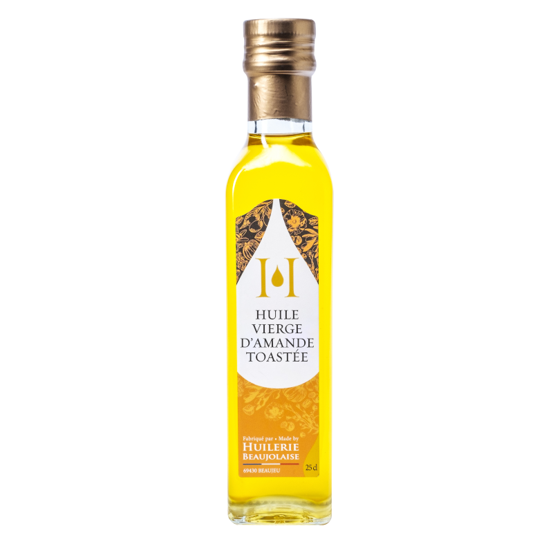 Huile vierge d'amande toastée Huilerie Beaujolaise - 25cl