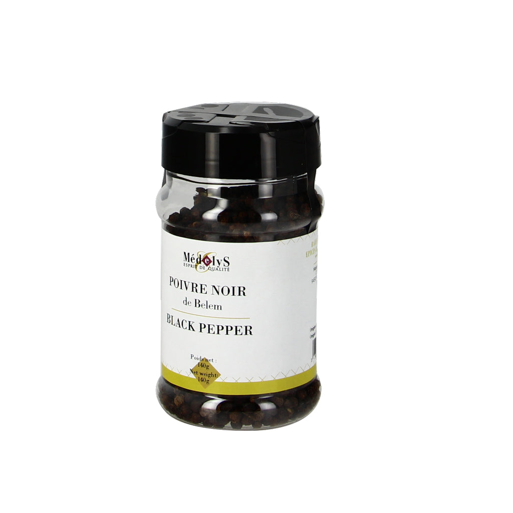 Poivre noir entier de Belem - 160g