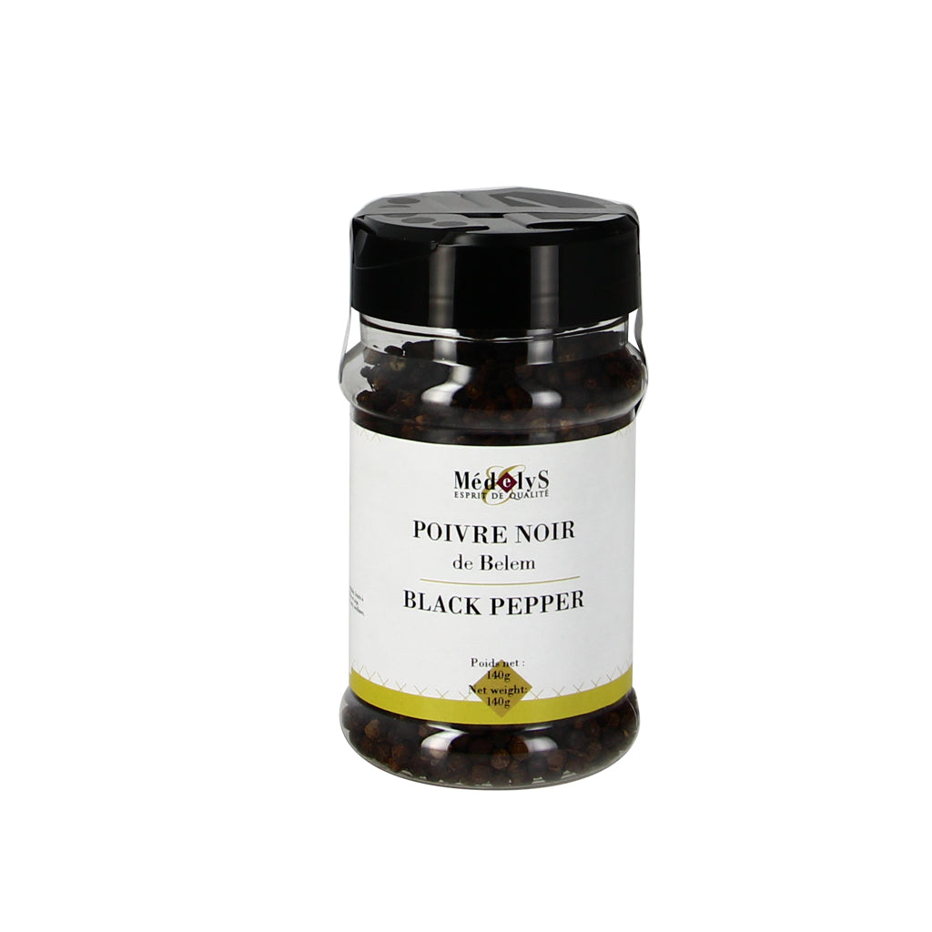 Poivre noir entier de Belem - 160g