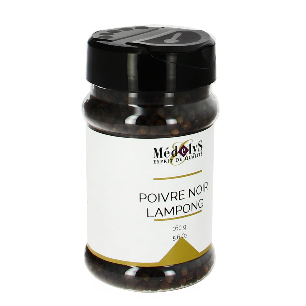 Poivre noir Lampong entier - 160g
